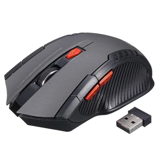2.4GHz Kabellose Gaming Maus – Ultra Schlanke Tragbare Optische Maus für PC & Laptop mit USB Empfänger Kaufschwan®