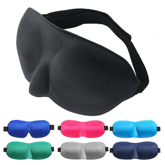 3D Schlafmaske Augenklappe | Weiche Gepolsterte Lichtblockierende Schlafmaske | Entspannungs- & Erholungshilfe Kaufschwan®