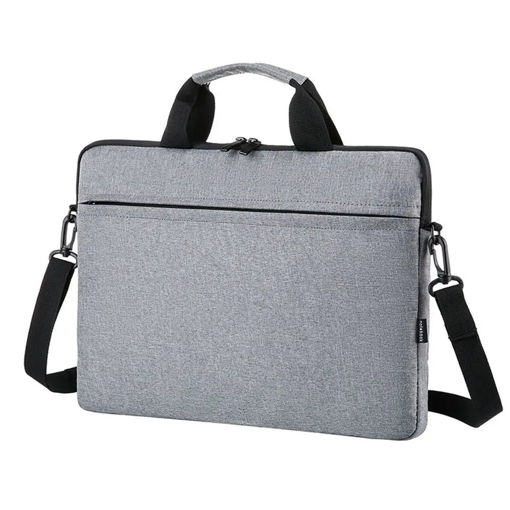 Universelle Laptop Tasche – Stoßfeste Ultra-Dünne Business Notebook-Hülle & Tablet Schutztasche Kaufschwan® Hellgrau 15 Zoll