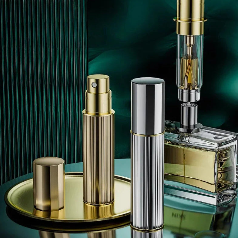 5ml / 10ml Mini Parfüm Zerstäuber – Nachfüllbare Sprayflaschen mit Bodenbefüllung | Tragbare Reise-Parfümsprüher Kaufschwan®