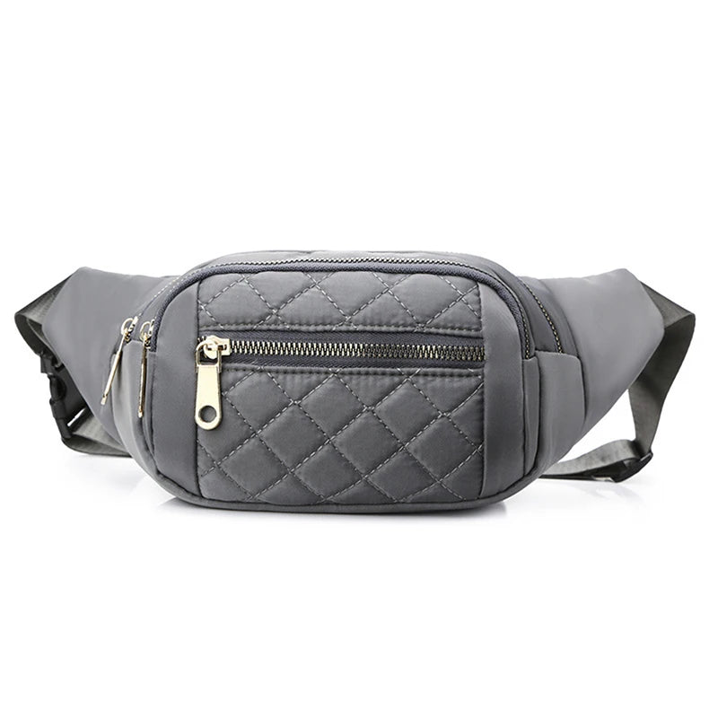 Damen Wasserdichte Nylon Gürteltasche – Designer Crossbody Brusttasche | Modische Fanny Pack, Banana Hip Bag & Reise Hüfttasche Kaufschwan®