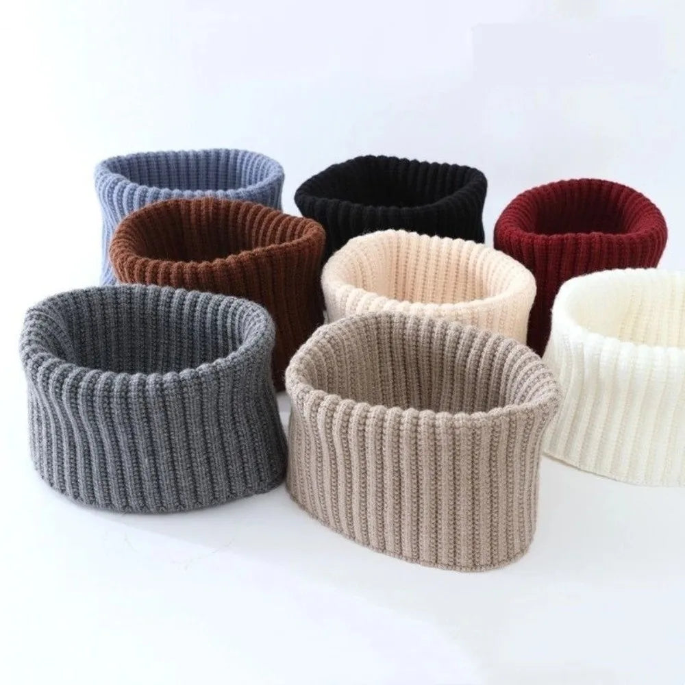 Gestrickter Halswärmer – Winddichter Warmer Winter Schal für Damen & Herren | Dickes Gestricktes Kälteschutz Schlauchtuch Kaufschwan®