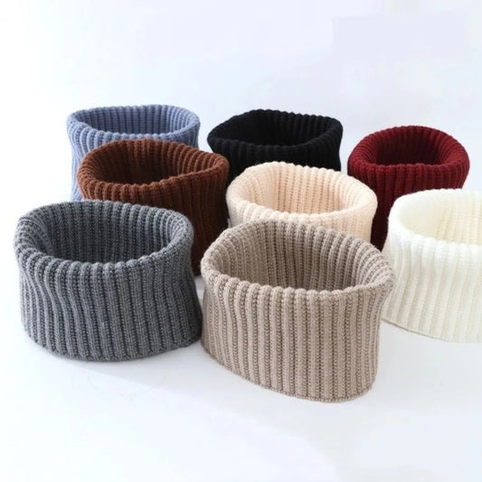 Gestrickter Halswärmer – Winddichter Warmer Winter Schal für Damen & Herren | Dickes Gestricktes Kälteschutz Schlauchtuch Kaufschwan®