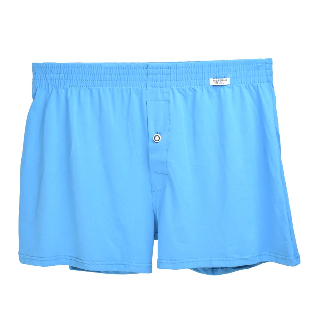 Herren Boxershorts aus Baumwolle – Bequeme Unterwäsche mit Elastischem Bund | Klassische Knopfleiste, Große Größen, Perfekt für Zuhause Kaufschwan®