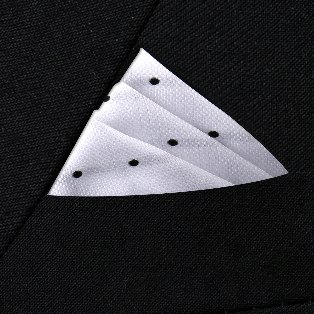 Herren Einstecktuch in Premiumqualität – Neues Design, Einfarbig oder Paisley, Schwarzes Anzug Accessoire in Vielen Farben