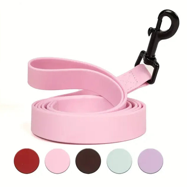 Verdickte PVC Hundeleine Wasserdicht Strapazierfähig Bissfest Outdoor Leine für Alle Hunde Kaufschwan®