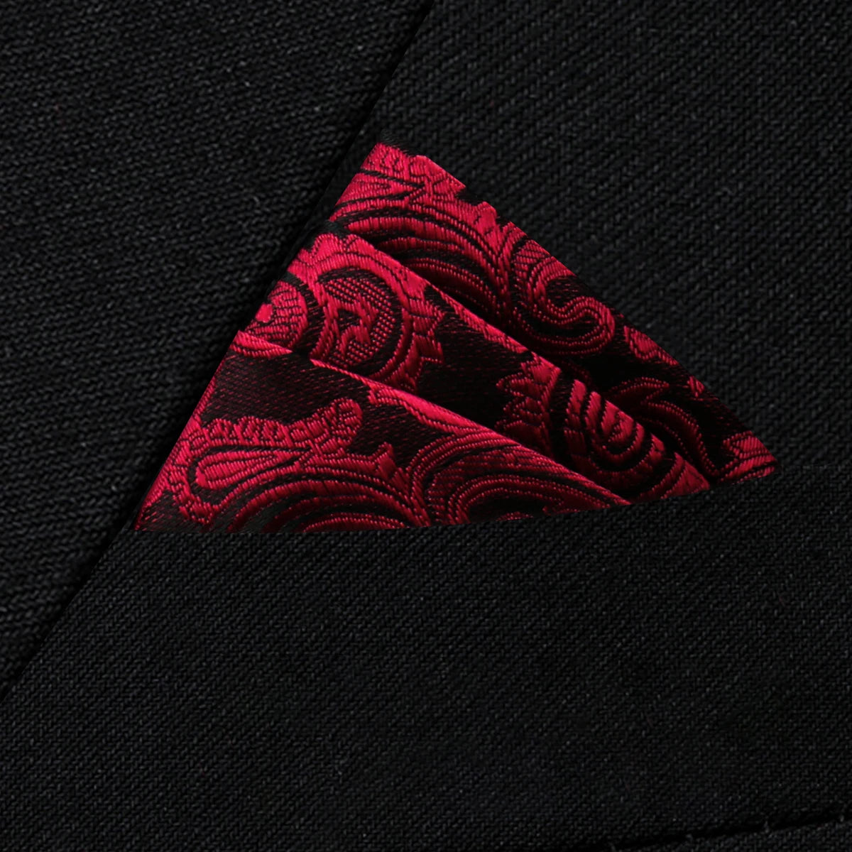 Herren Einstecktuch – Neues Design Jacquard Gewebtes Taschentuch, Braunes Anzug Accessoire für Hochzeit, Party & Formelle Anlässe