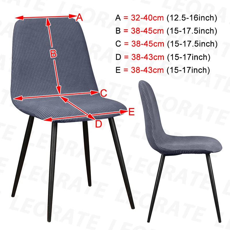 Higher Quality Velvet Chair Cover 1/2/4/6 pcs Stretchable Chair Cover For Dining Room 2 Type of Fabrics Chair Slipcover For Home Kaufschwan®