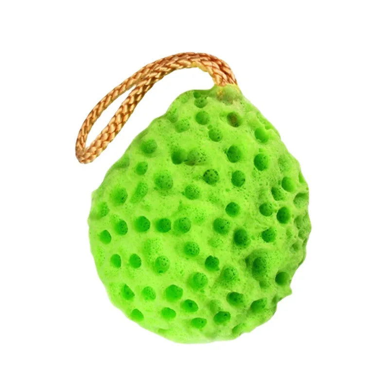 Weicher Mesh Duschschwamm Ball – Nylon Baby Körperreiniger & Sanfter Peeling Bade Puff Kaufschwan® Grün - 1 Stück