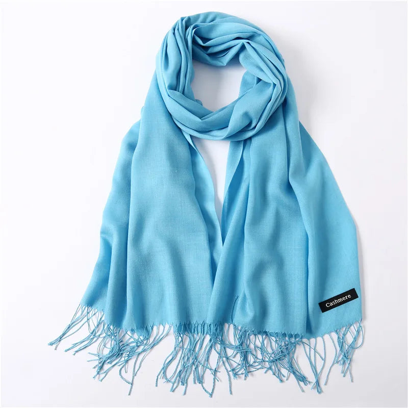 Damen Pashmina Schal | Weich wie Kaschmir | Schal, Reise- & Büro-Accessoire Kaufschwan®