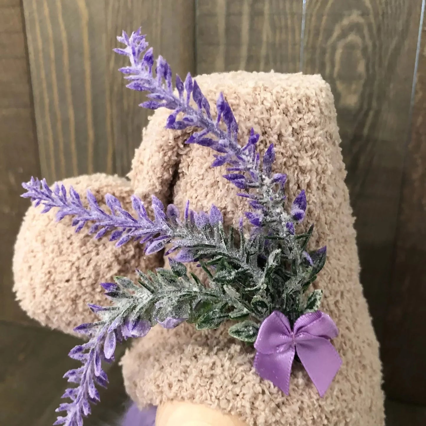 Lavendel Wichtel – Lila | Dekofigur für Zuhause, Rudolf Zwergpuppe, Kinder Weihnachtsgeschenk Kaufschwan®