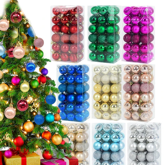 36 Stück Weihnachtskugeln Set – Rot & Gold | Christbaumkugeln Deko für Zuhause, Weihnachten & Neujahr 2026 Kaufschwan®