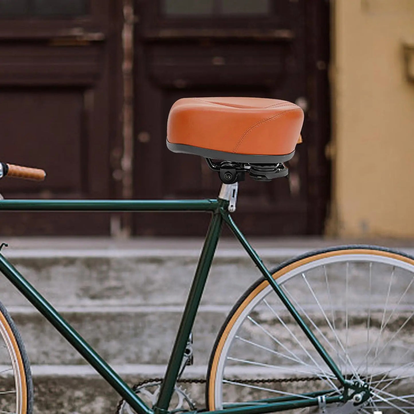 Bequemer Fahrradsitz – Breiter Weicher Sattelloser Komfortsitz | Universeller Sattel für Damen & Herren, Ideal für Heimtrainer & Stationäre Bikes Kaufschwan®