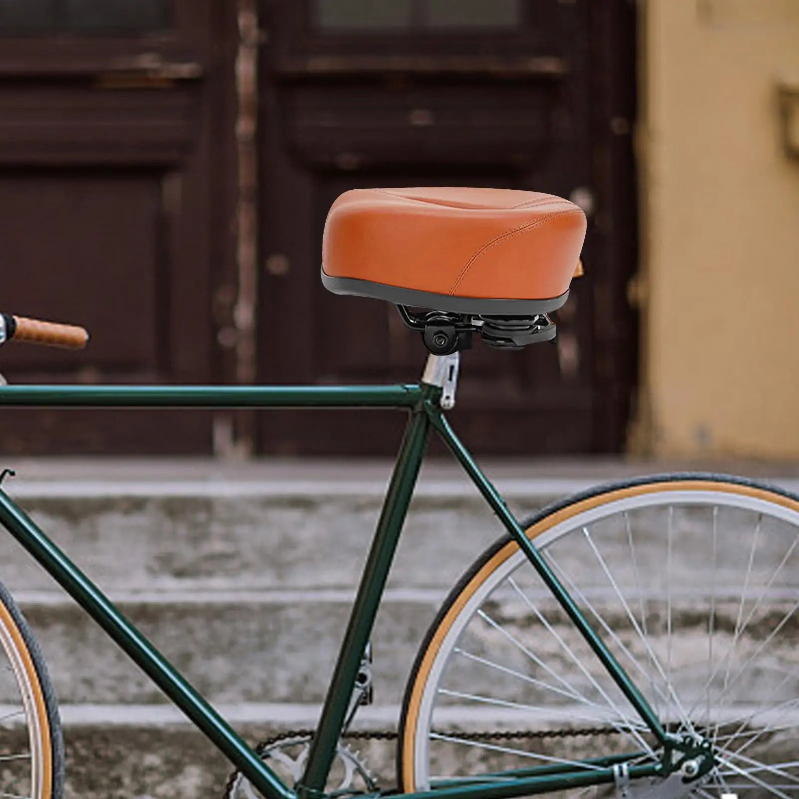 Bequemer Fahrradsitz – Breiter Weicher Sattelloser Komfortsitz | Universeller Sattel für Damen & Herren, Ideal für Heimtrainer & Stationäre Bikes Kaufschwan®