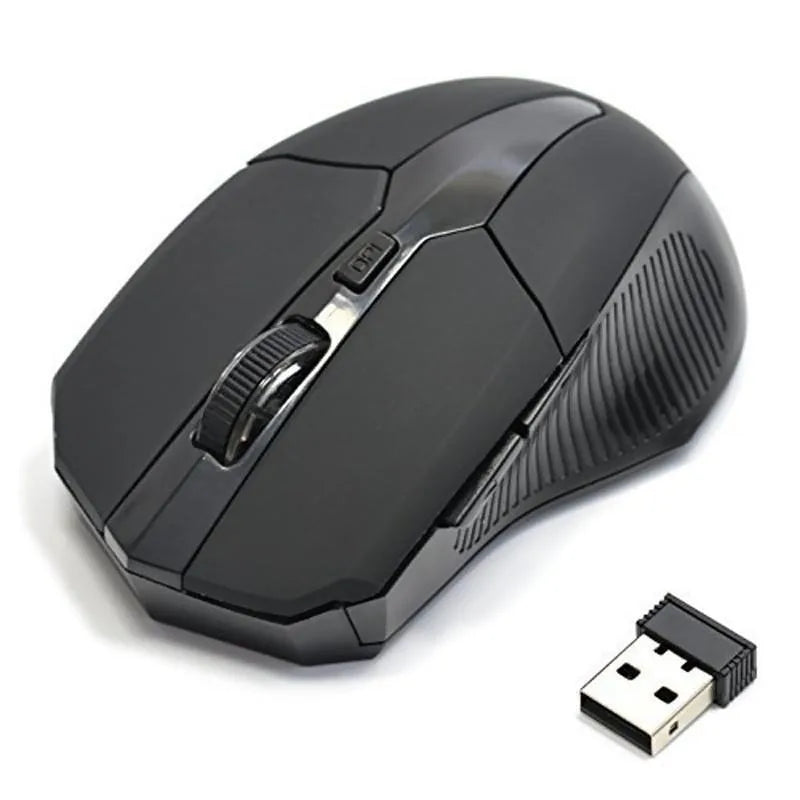 2.4GHz 1200DPI Kabellose Maus – Einstellbare Optische Gaming Maus für PC, Laptop & Büro Kaufschwan®