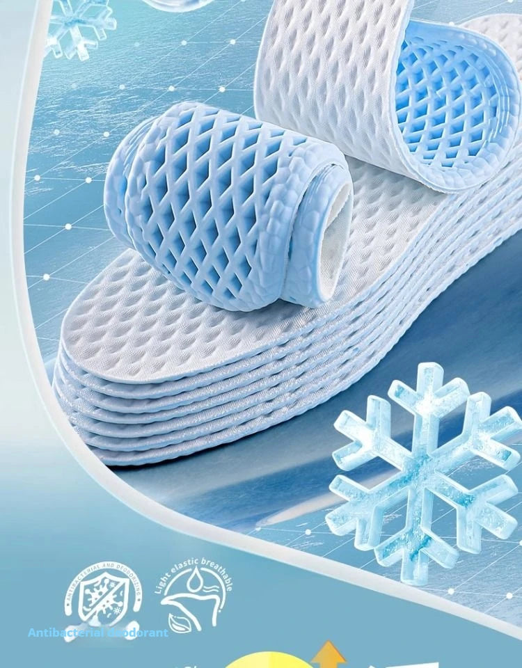 Atmungsaktive Memory Foam Einlegesohlen für Herren – Sommer-Schuhsohlen mit Stoßdämpfung für Laufen & Sport Kaufschwan®
