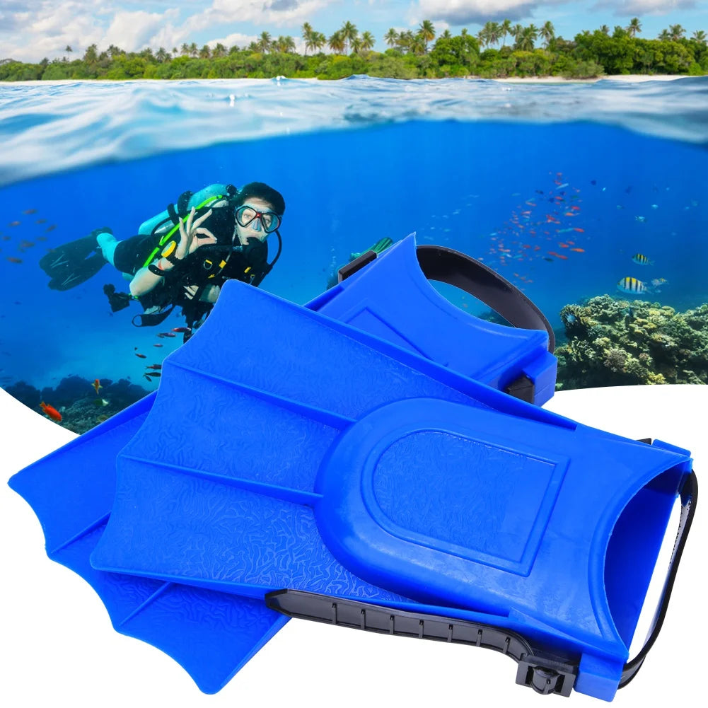Kinder PVC Schwimmflossen | Leichte kurze Schnorchel- & Tauchflossen | Trainingsflossen für Kinder Kaufschwan®