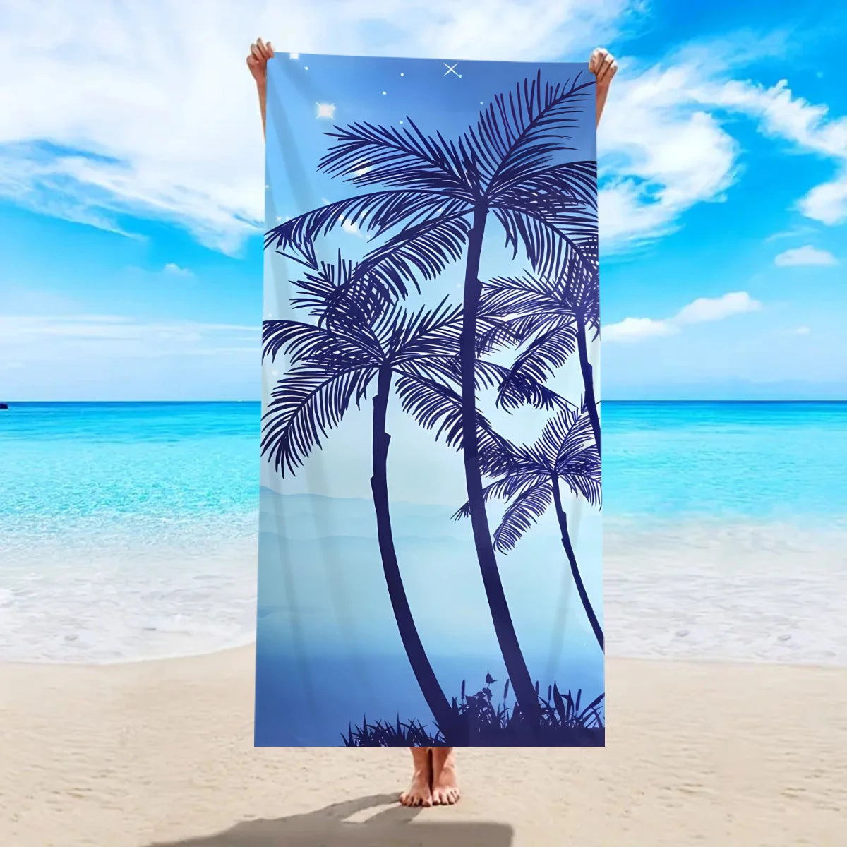 Ultrafeines Mikrofaser Schnell Trocknendes Strandtuch – Saugfähiges Handtuch für Sport, Schwimmen & Duschräume Kaufschwan® Design 5 150x75cm