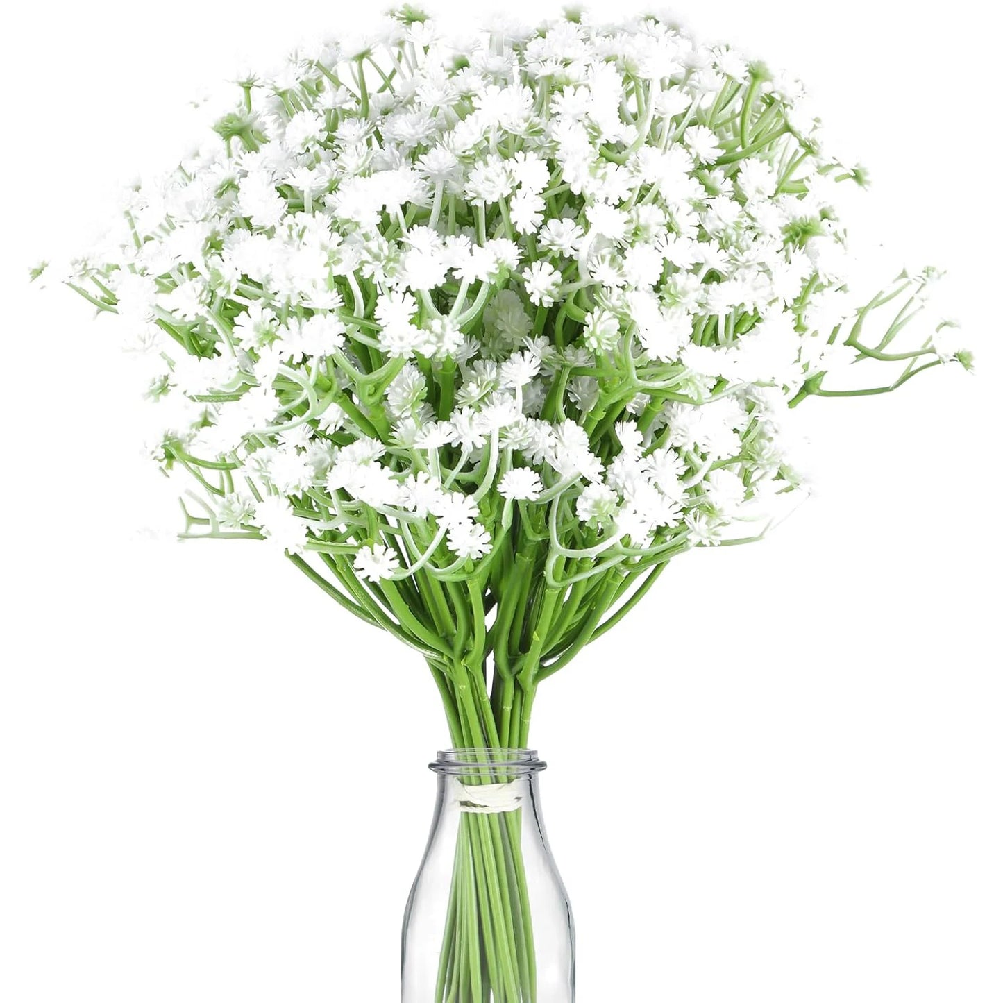 5/12 Stück Künstliches Schleierkraut aus Kunststoff – Kunstblumenstrauß für Hochzeit, Zuhause, Party & Valentinstagsdekoration Kaufschwan®