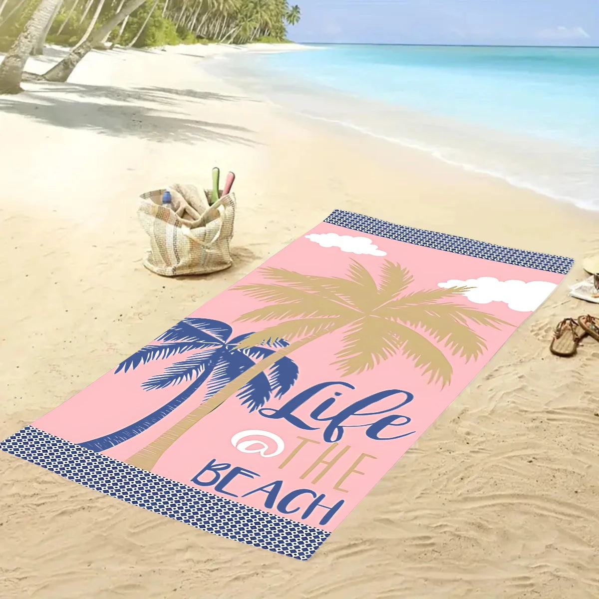 Ultrafeines Mikrofaser Strandtuch – Schnell Trocknend & Saugfähig | Multifunktionales Handtuch für Schwimmen, Yoga, Reisen & Camping Kaufschwan®