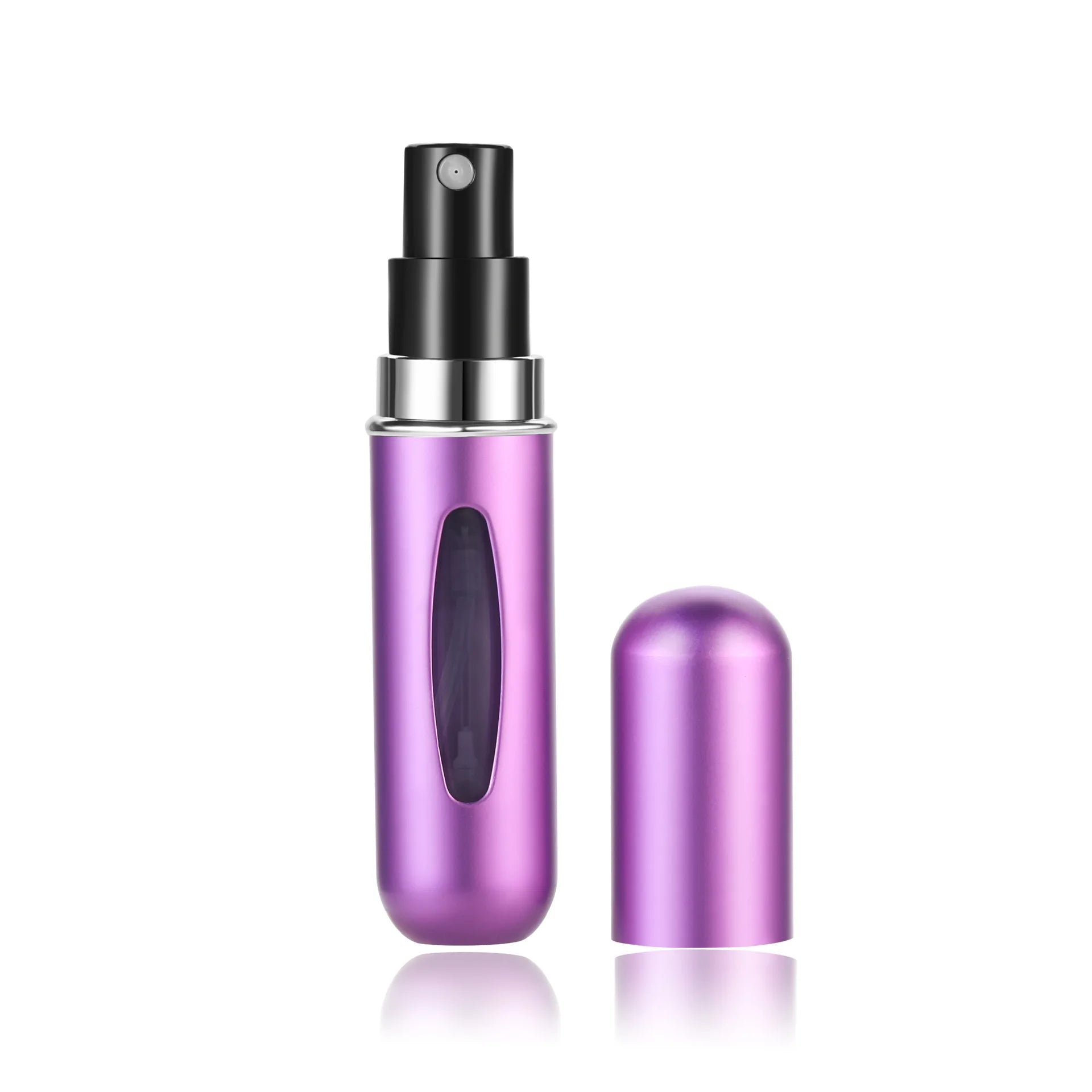 5ml Tragbare Parfüm Nachfüllflasche – Mini Refill Spray Atomizer | Leerer Parfümsprüher für Reisen & Alltag Kaufschwan® Lila