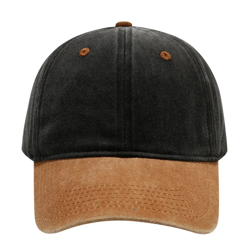 Vintage Washed Baseballkappe | Herren & Damen Farblich Abgestimmte Baseballcap | Lässige Snapback Hip Hop Baseballcap für Frühling & Sommer Kaufschwan®