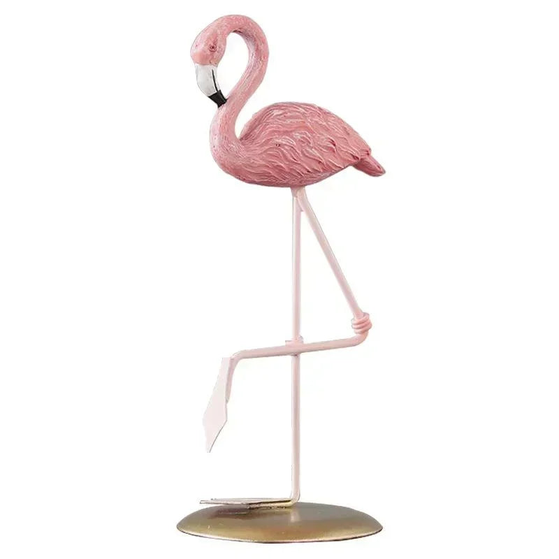Kreative Flamingo Resin Figur – Cartoon Desktop Dekoration im INS Stil für Wohnzimmer und Schreibtisch Kaufschwan®