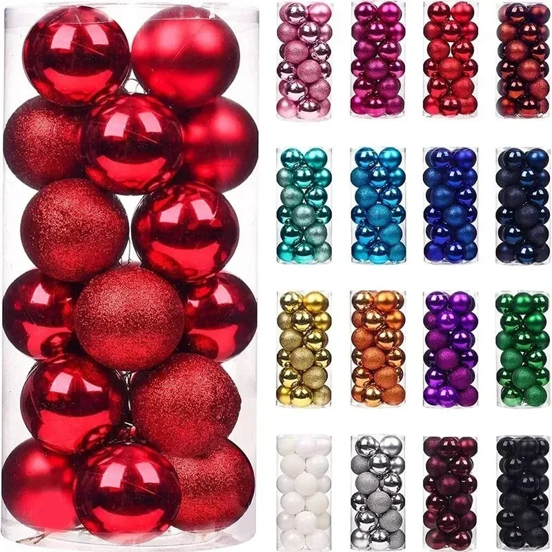 Glitzer Weihnachtskugeln – Bruchsichere Christbaum Anhänger | Festliche Deko für Weihnachten, Hochzeit & Feierlichkeiten Kaufschwan®