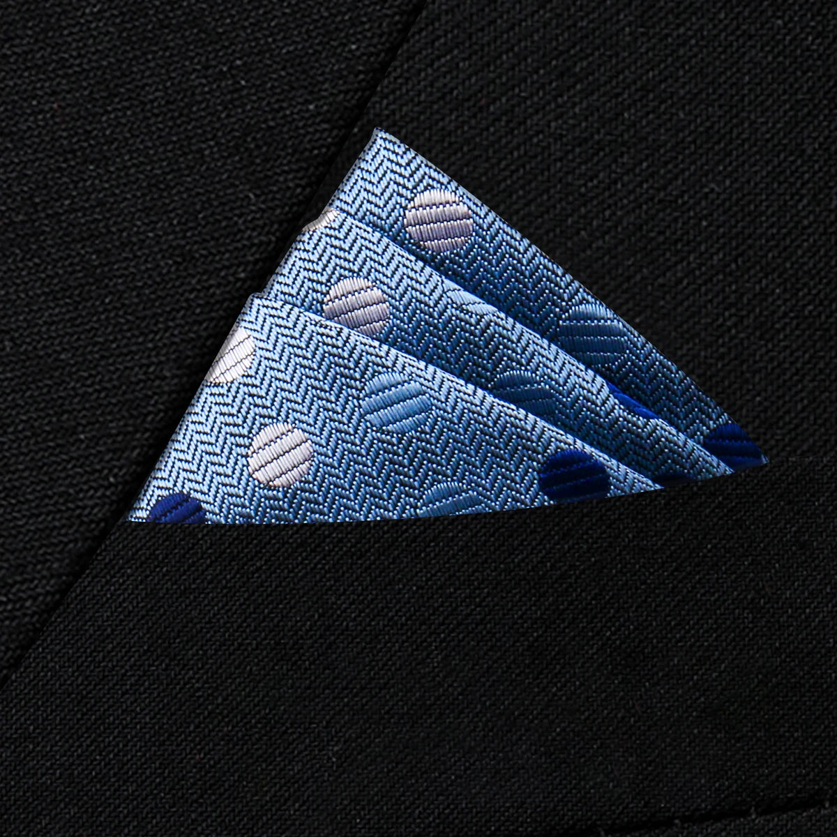 Herren Einstecktuch in Premiumqualität – Neues Design, Einfarbig oder Paisley, Schwarzes Anzug Accessoire in Vielen Farben