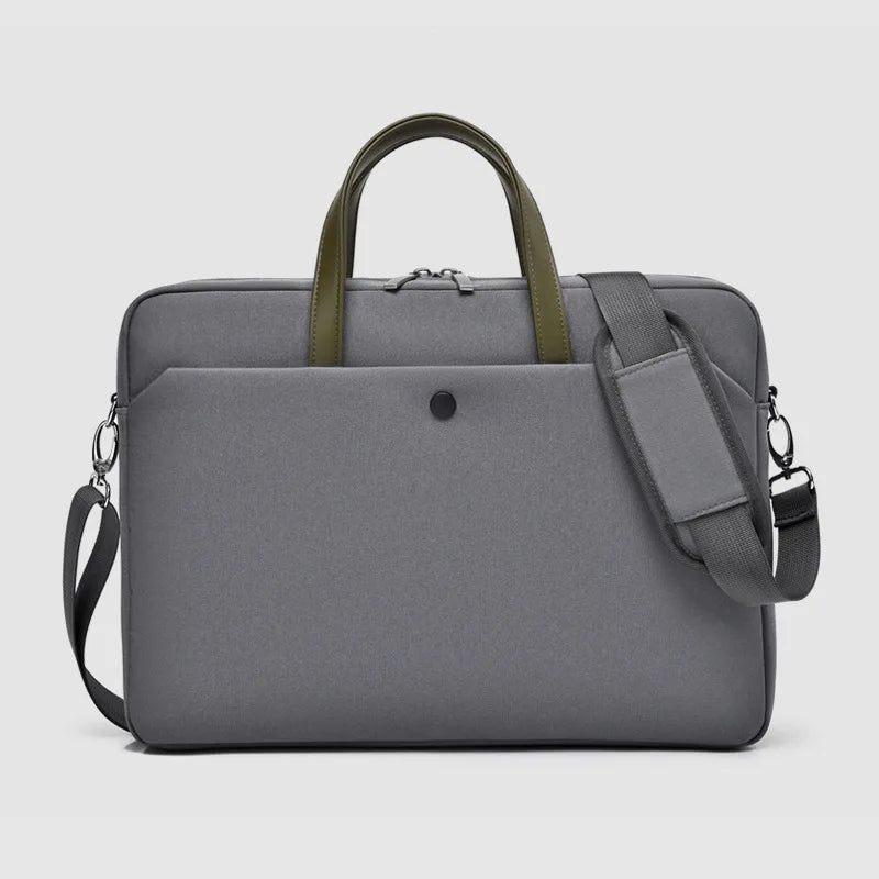 Laptop Schultertasche & Aktentasche – Schützende Notebook-Hülle als Handtasche für MacBook, Lenovo, Dell, HP & Laptops Kaufschwan® Grau 17 Zoll