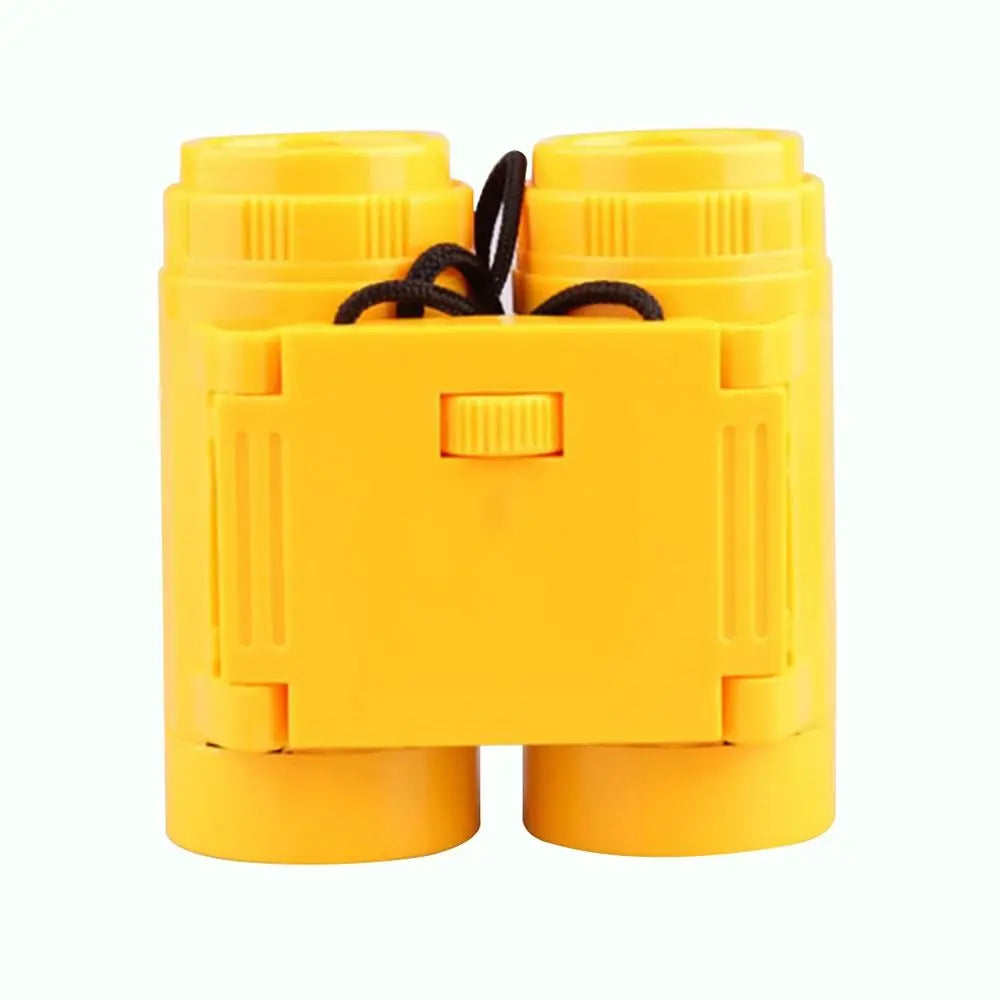 Leichtes Kompakt-Mini-Fernglas 2.5x26 – Taschenfernglas mit Rutschfestem Griff für Sightseeing, Outdoor Kaufschwan® Gelb