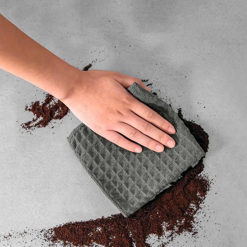 25×25 cm Küchen Reinigungstücher – Fettabweisende Mikrofaser Wischtücher | Saugfähige Geschirrtücher für Haushalt & Küche Kaufschwan®