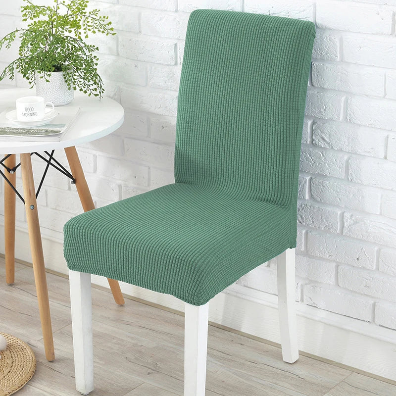 Elastischer Esszimmer Stuhlbezug – Dehnbarer Dicker Jacquard Küchenstuhl Überzug für Esszimmer, Hotel, Hochzeit & Bankett Kaufschwan®