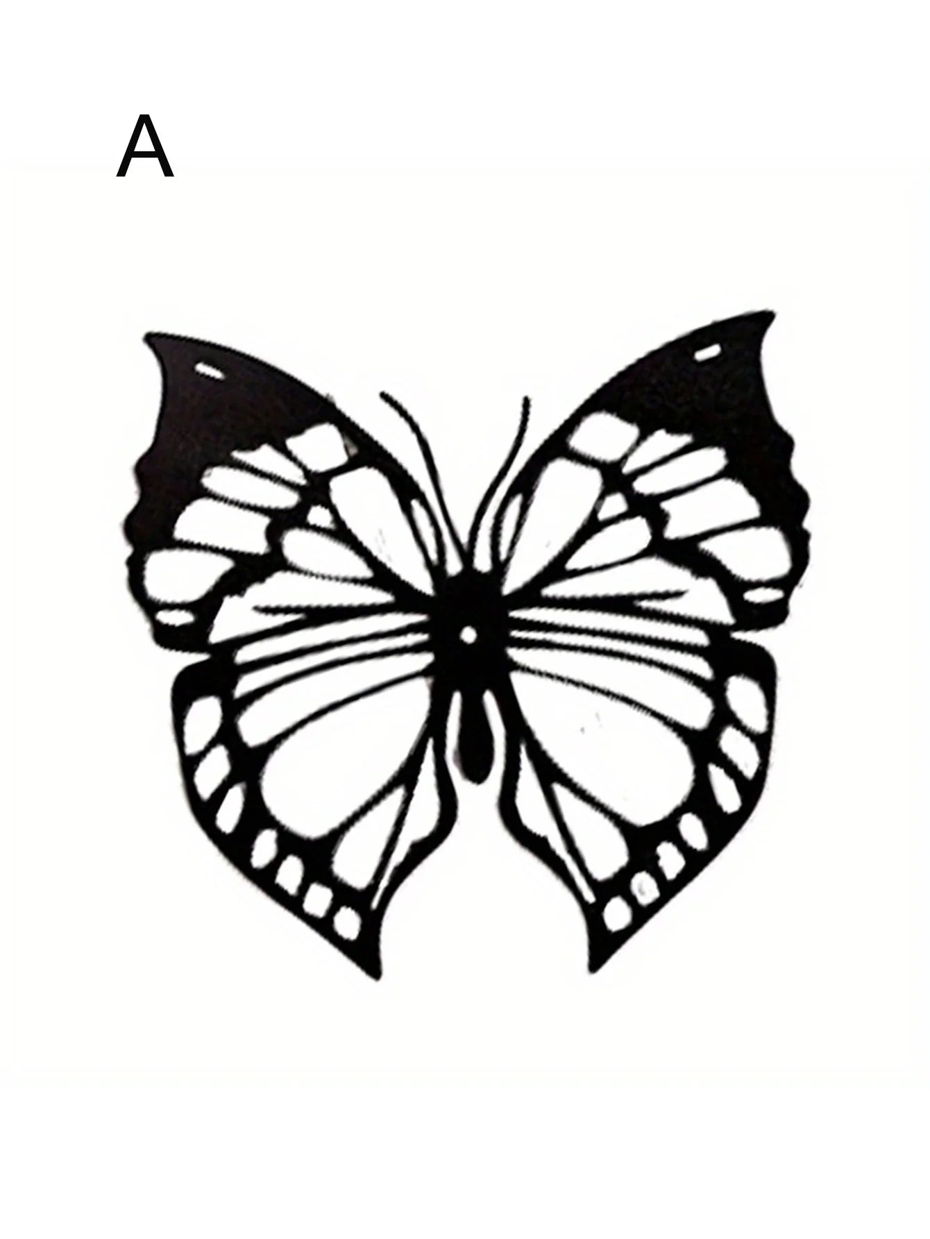 Metall Schmetterling Hohl Wanddeko – Kreative Eisen Hängedekoration Kaufschwan® A