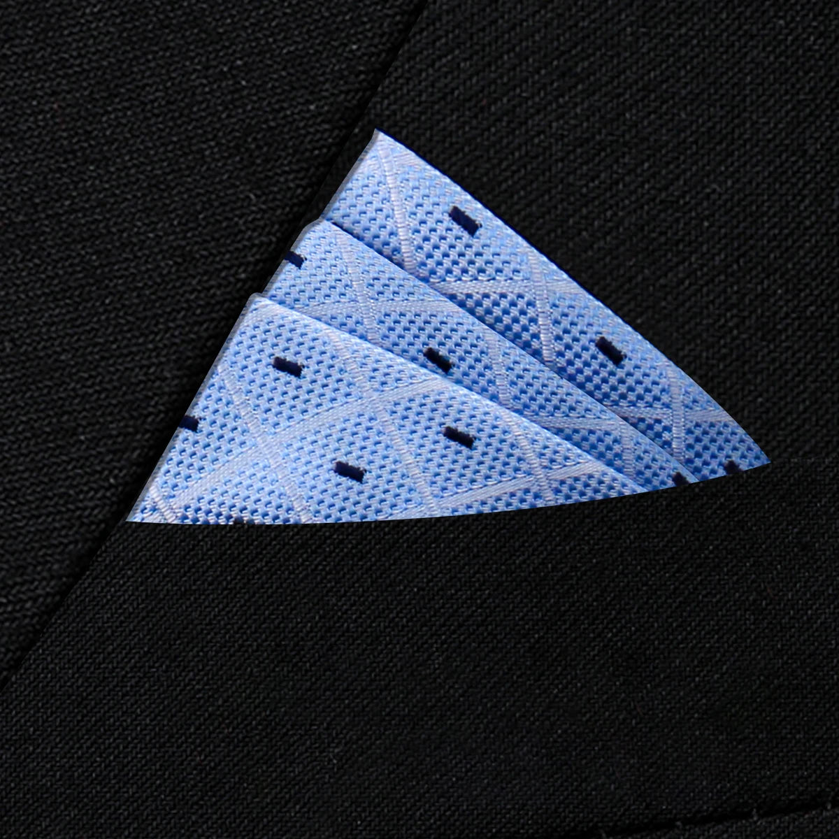 Herren Einstecktuch in Premiumqualität – Neues Design, Einfarbig oder Paisley, Schwarzes Anzug Accessoire in Vielen Farben