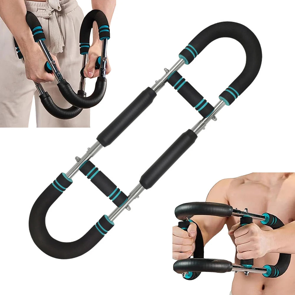 Brust Power Twister – U-förmiger Armtrainer für Brust-, Schulter- & Armtraining | Tragbares Fitnessgerät für Oberkörpertraining Kaufschwan®