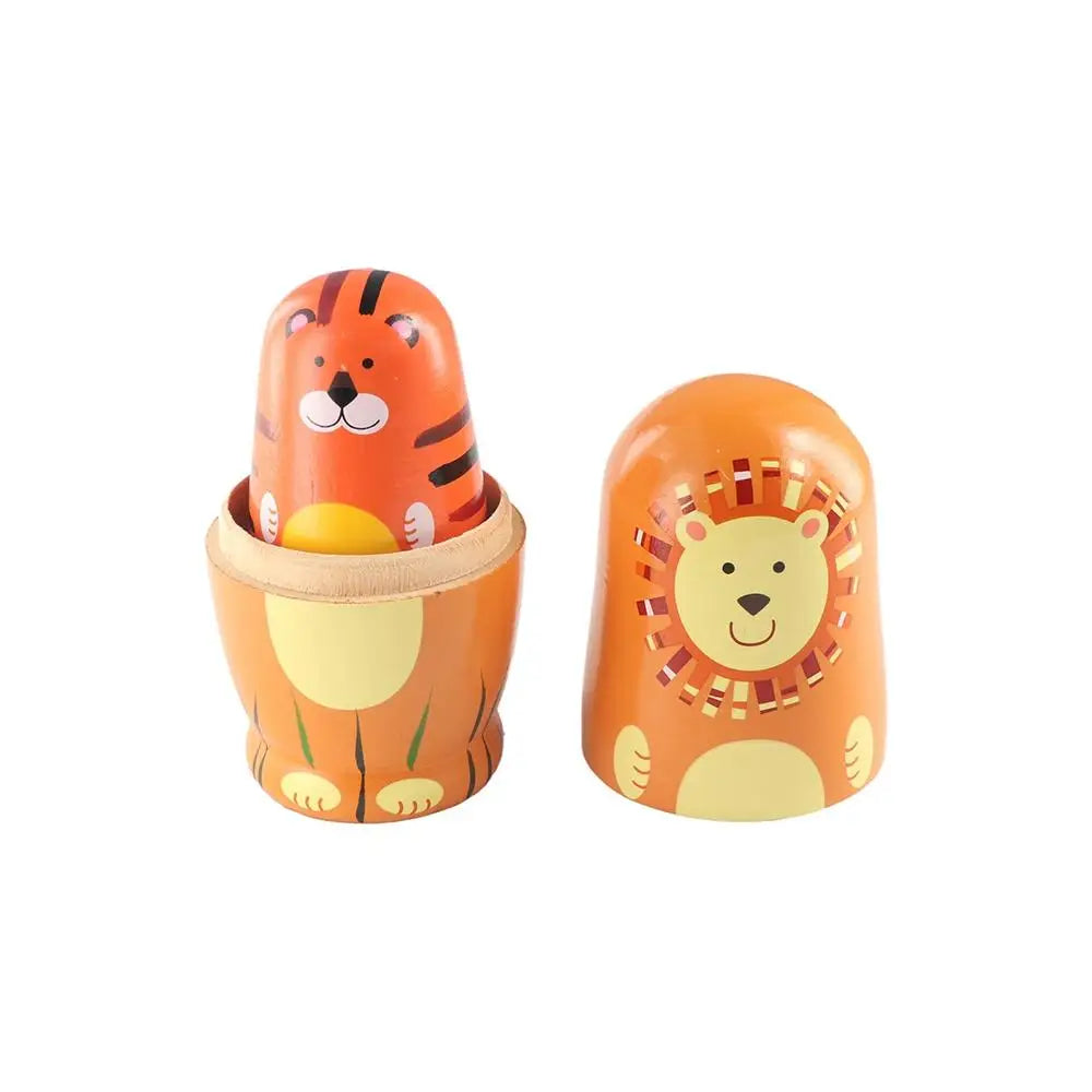 Holz-Matrjoschka – Russische Nestpuppen Set | Dekoration & Spielzeug Geschenk für Kinder Kaufschwan®