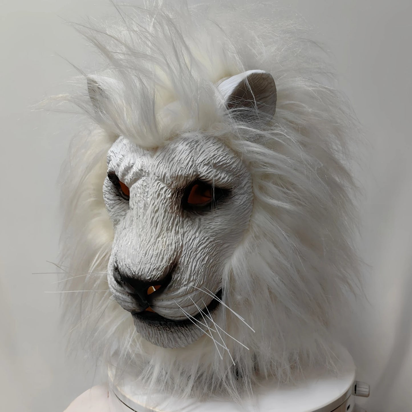 Realistische Löwenkopf Maske – Vollkopf Latex Tiermaske mit Mähne für Halloween, Kostümparty, Cosplay, Karneval & Dschungel Events Kaufschwan®