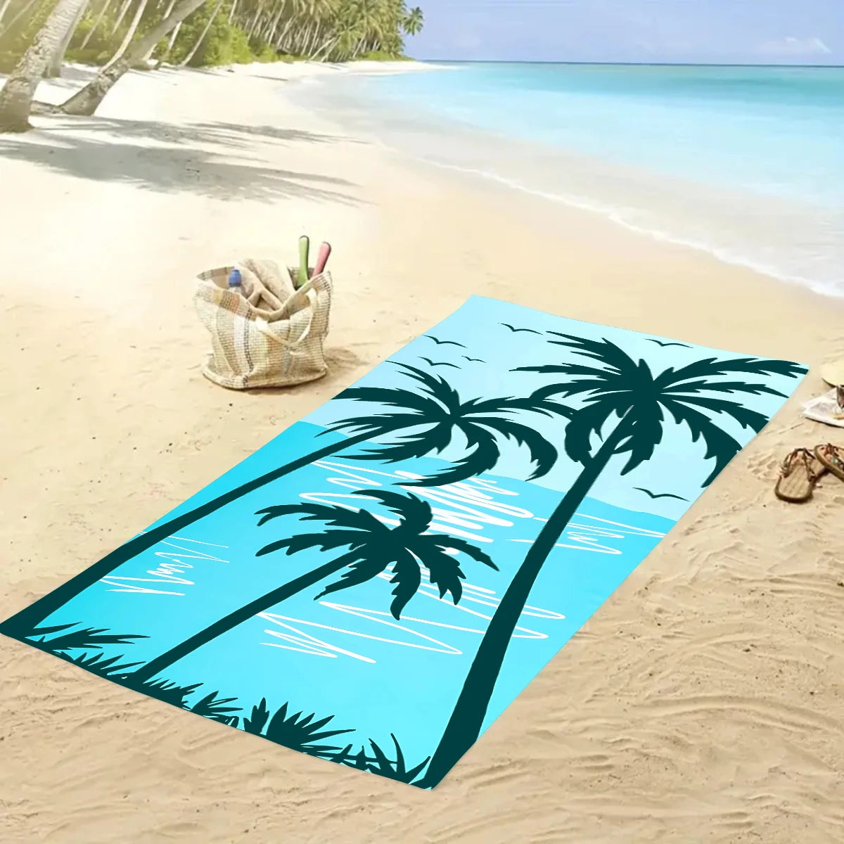 Ultrafeines Mikrofaser Strandtuch – Schnell Trocknend & Saugfähig | Multifunktionales Handtuch für Schwimmen, Yoga, Reisen & Camping Kaufschwan®